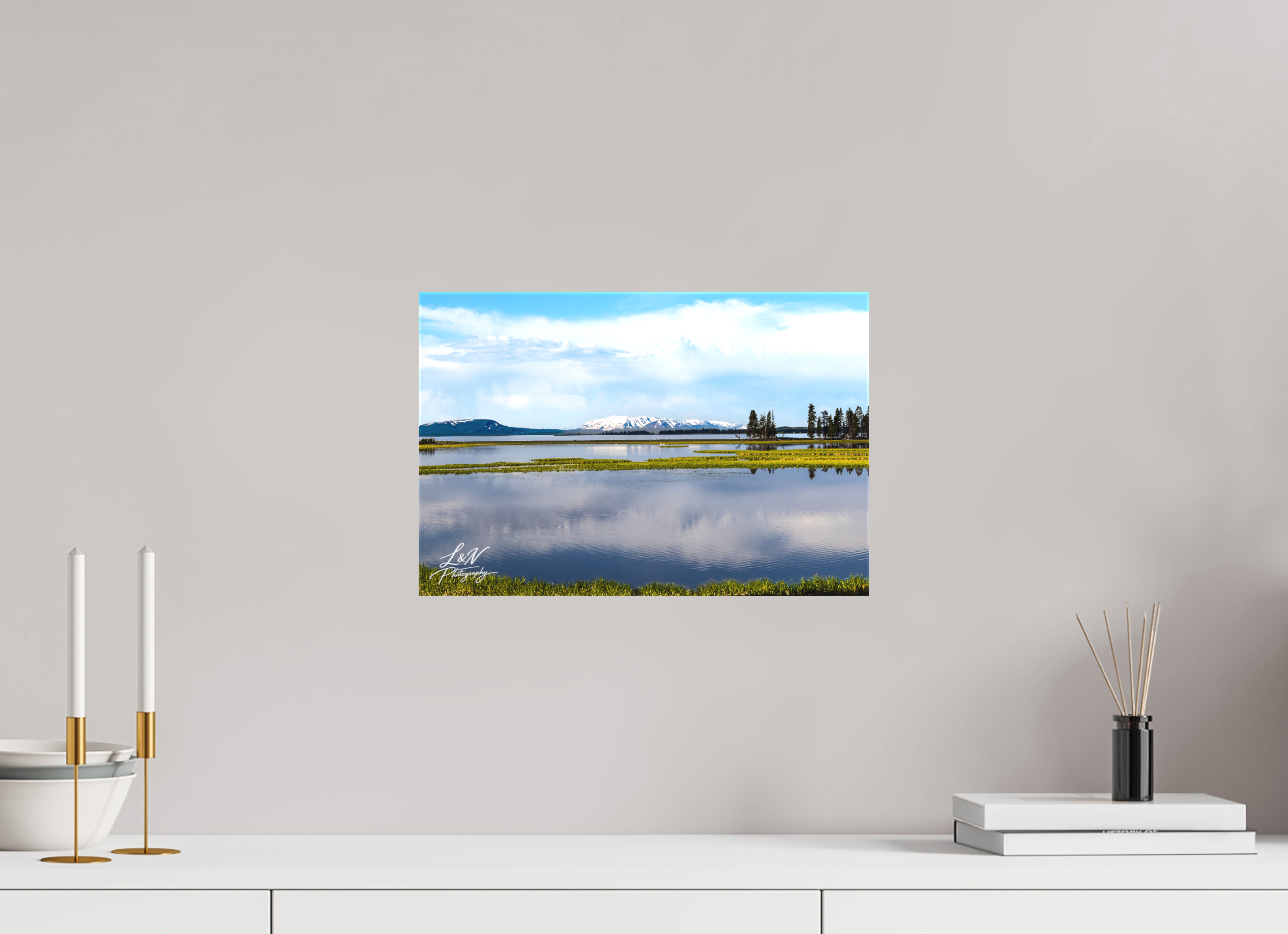 15 x 10″, Matte Canvas on Stretcher Frame Yellowstone