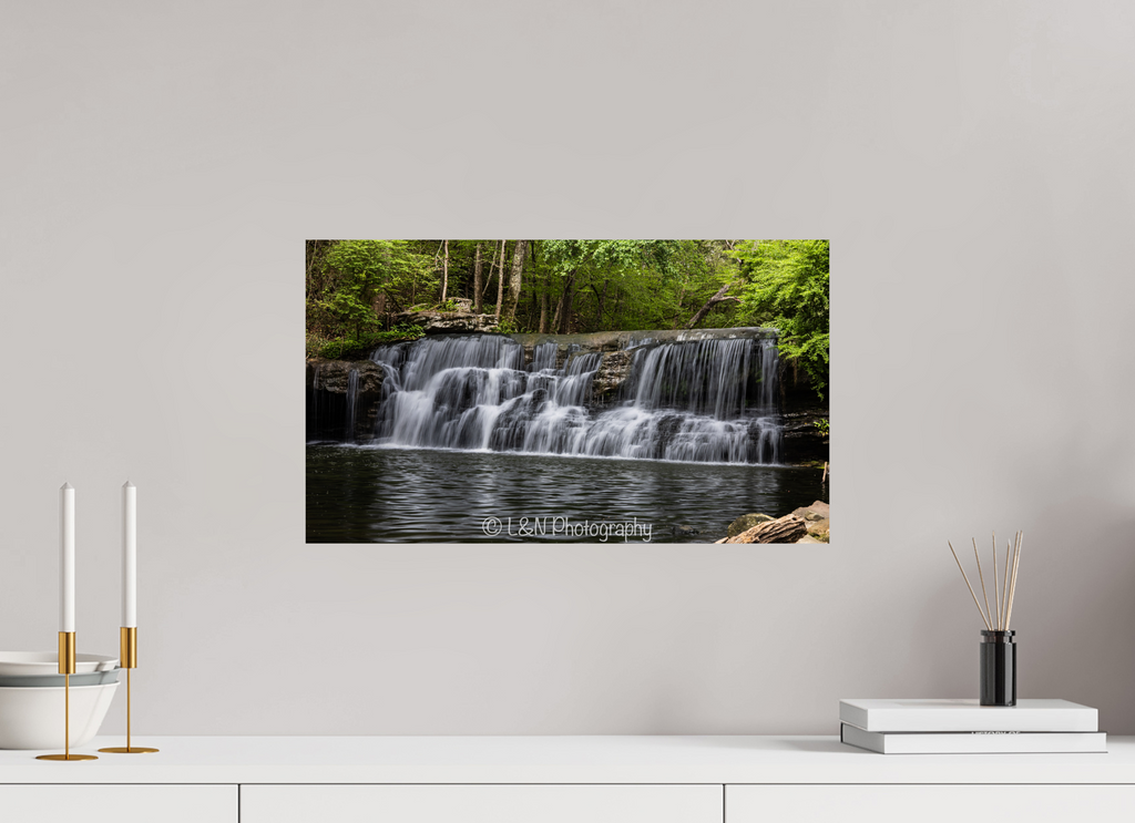 20.7 x 12″, Photo Print On Fuji Crystal DP II Mardis Mills Falls