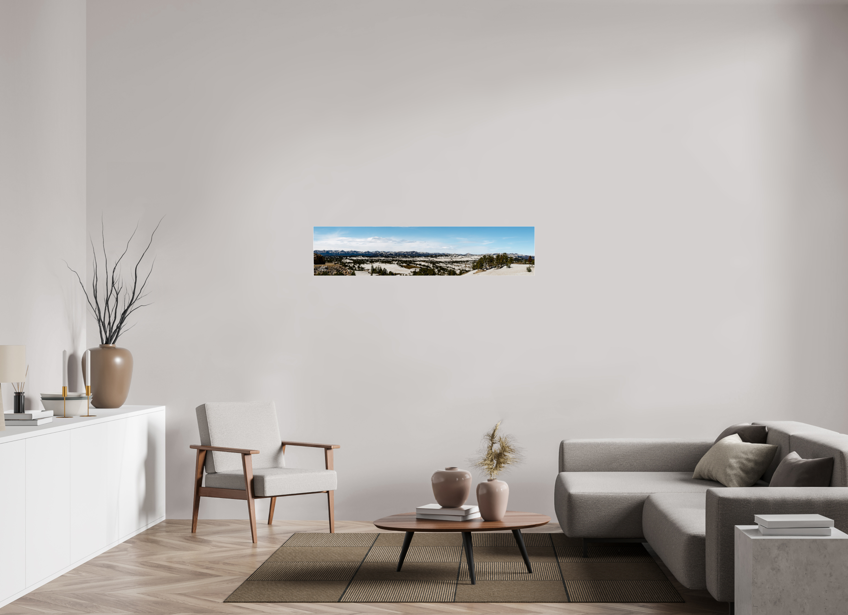 54 x 12″, Photo Print Under Acrylic Glass Beartooth Highway