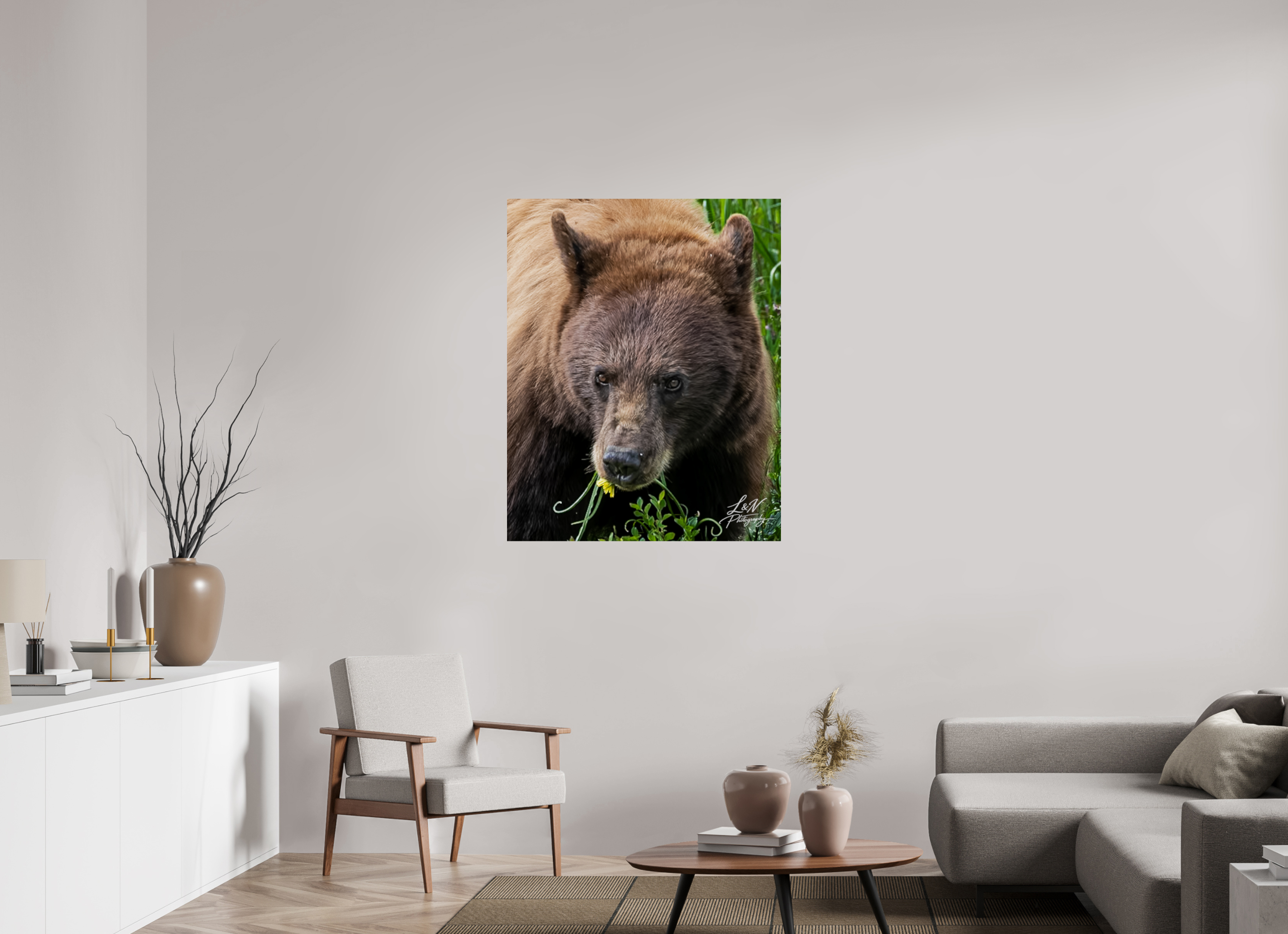 35 x 43.7″, Photo Print On Fuji Crystal DP II Eyes of the Wild