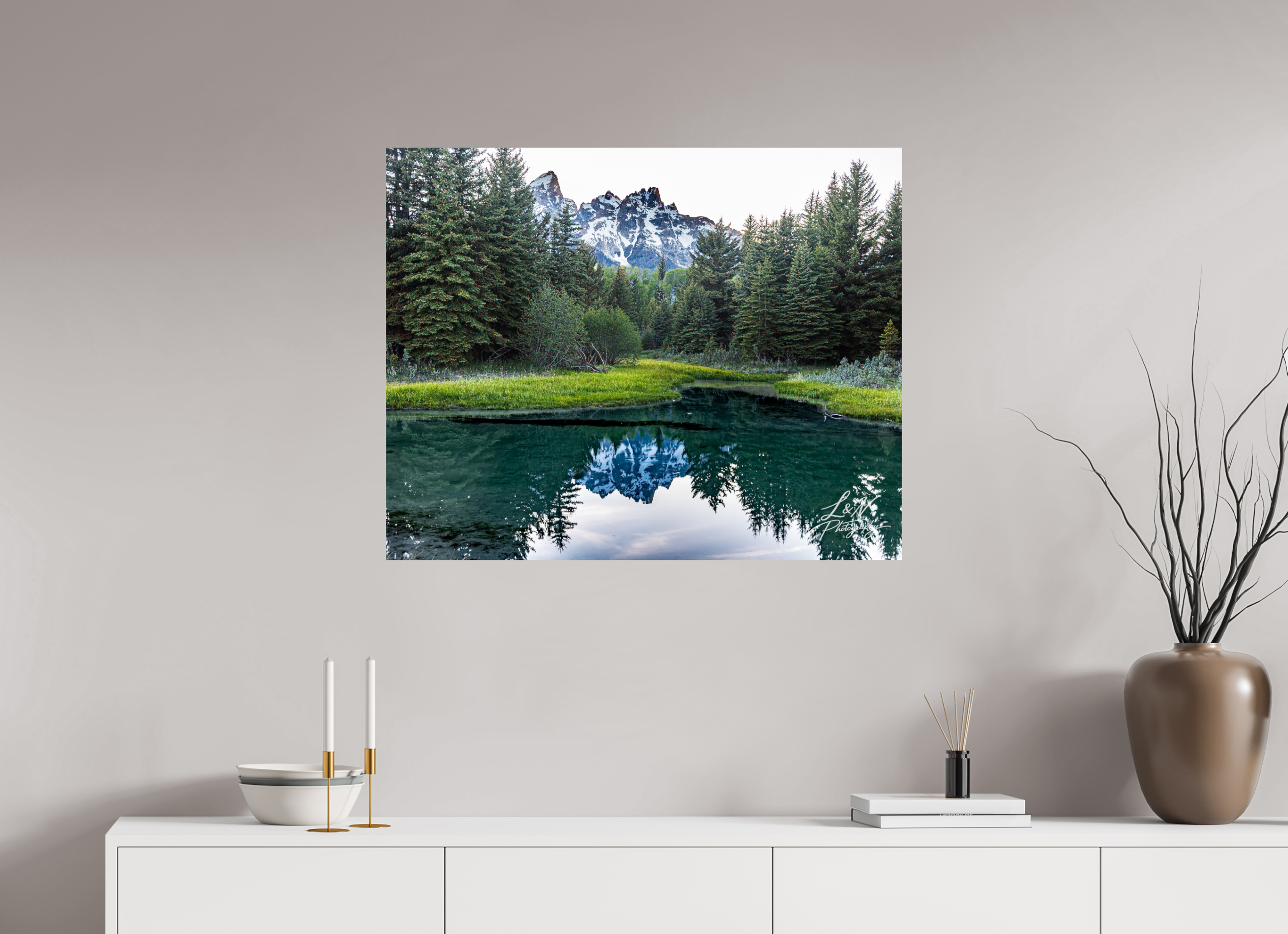 35 x 28″, Photo Print On Fuji Crystal DP II Emerald Reflection