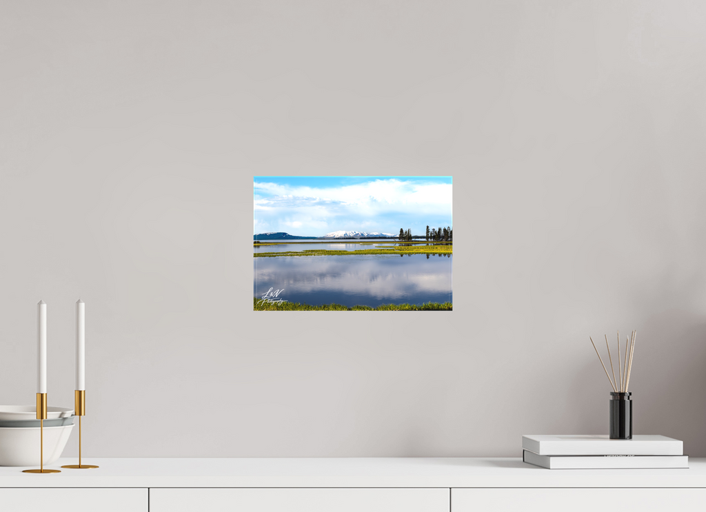 12 x 8″, Matte Canvas on Stretcher Frame Yellowstone