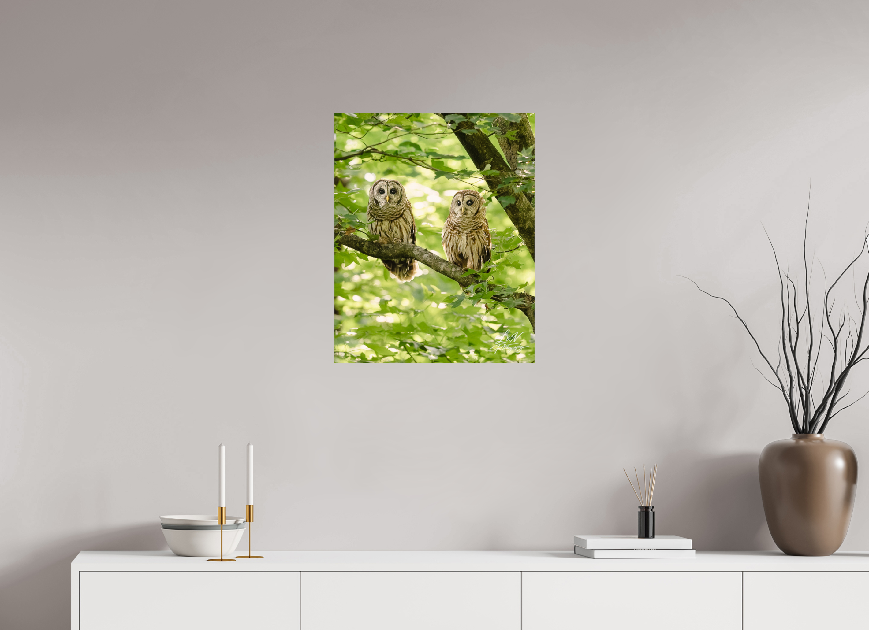 20 x 25″, Photo Print Under Acrylic Glass Kindred Spirits