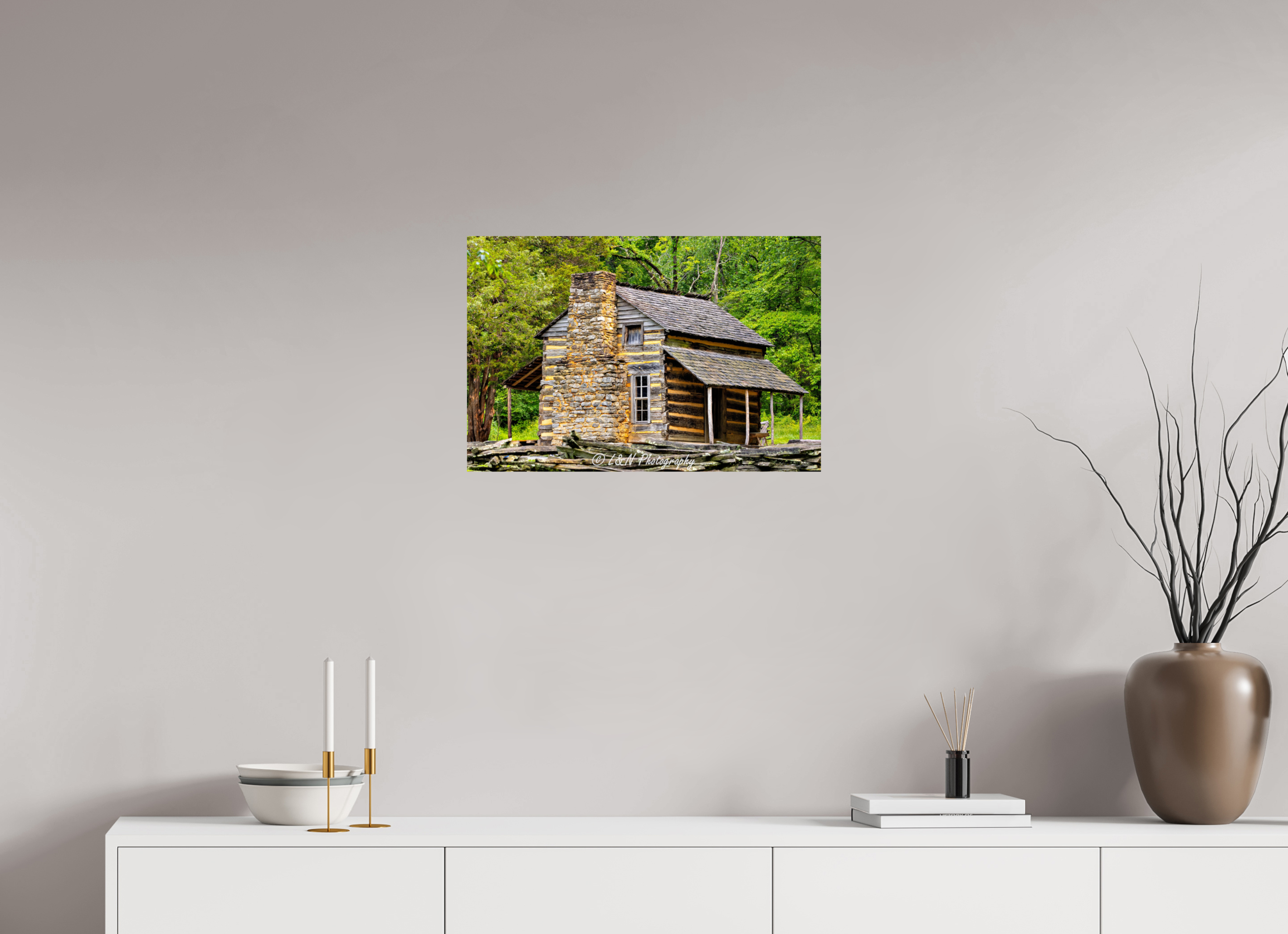 24 x 16″, Photo Print On Fuji Crystal DP II John Oliver Cabin
