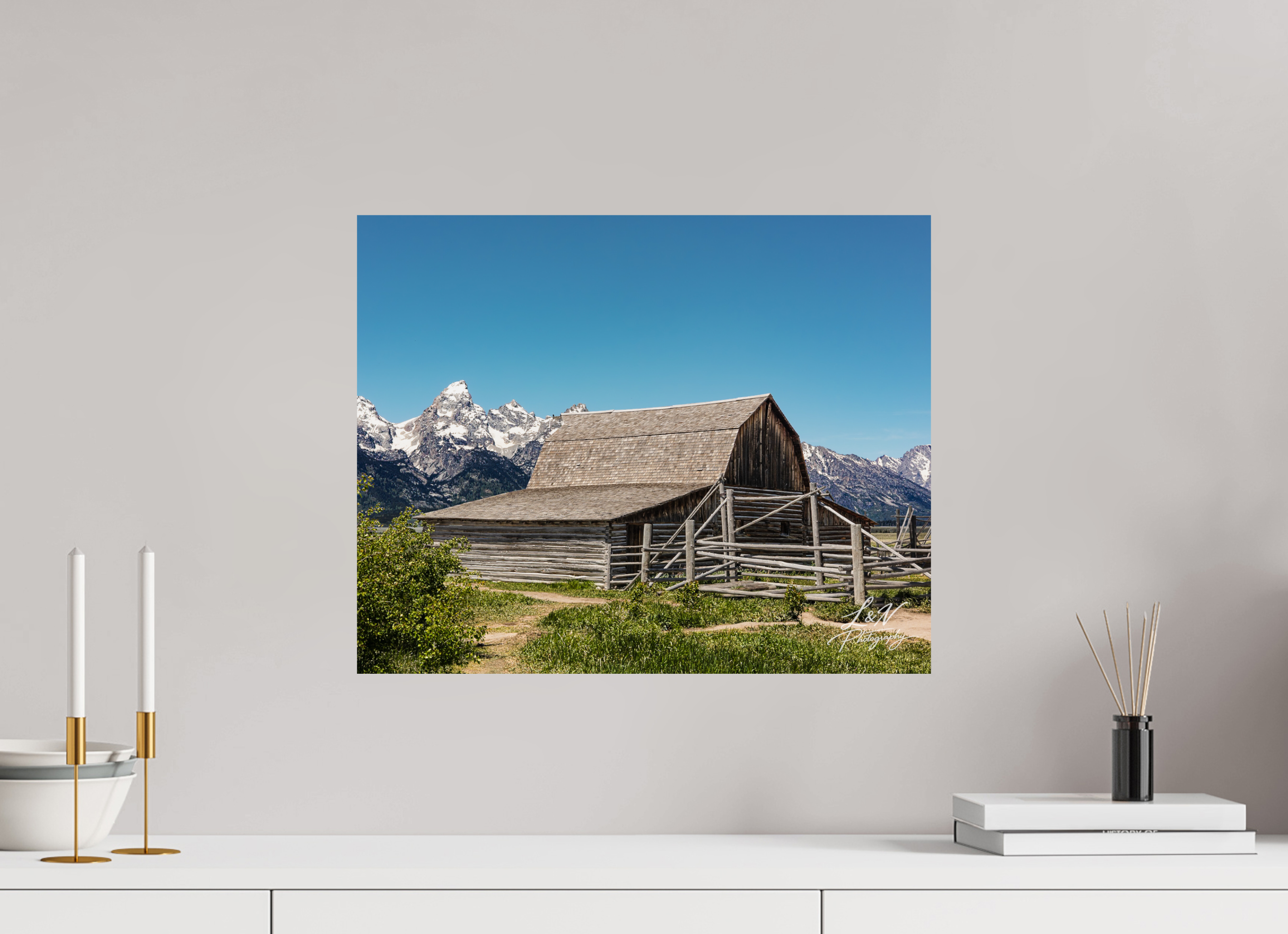 20 x 16″, Photo Print On Fuji Crystal DP II The Moulton Barn