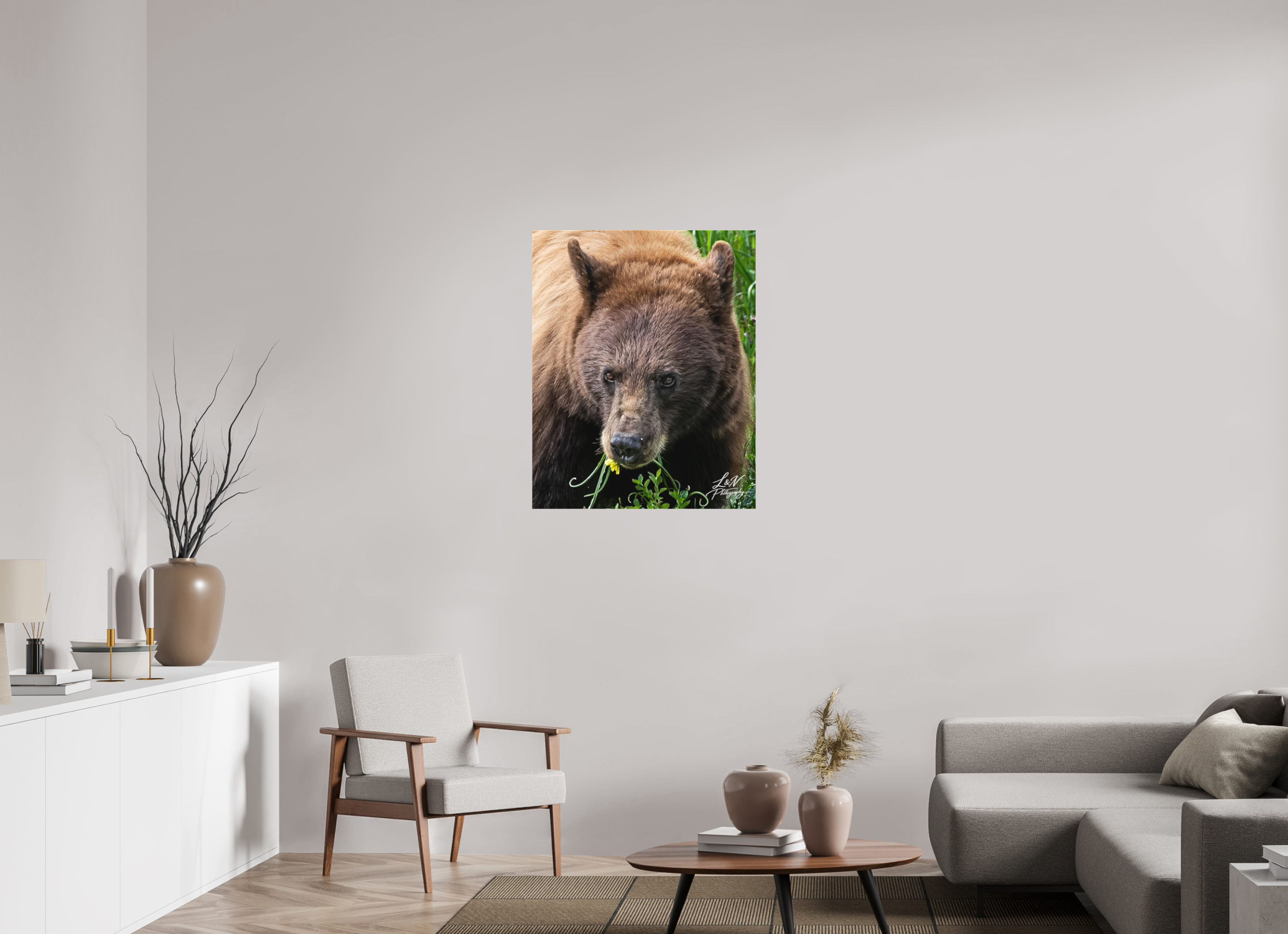 28 x 35″, Matte Canvas on Stretcher Frame Eyes of the Wild