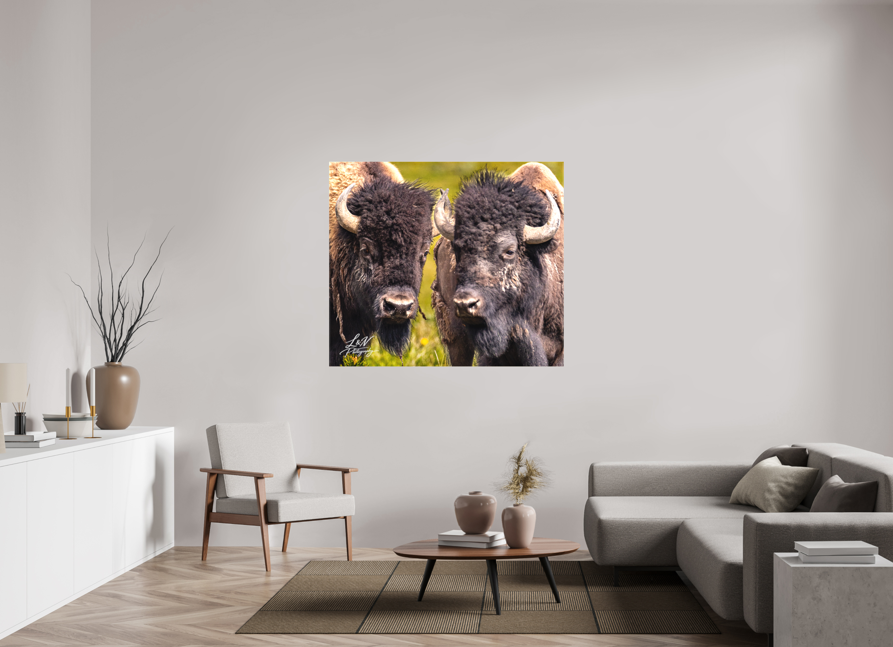 53.9 x 47″, Matte Canvas on Stretcher Frame Silent Strength