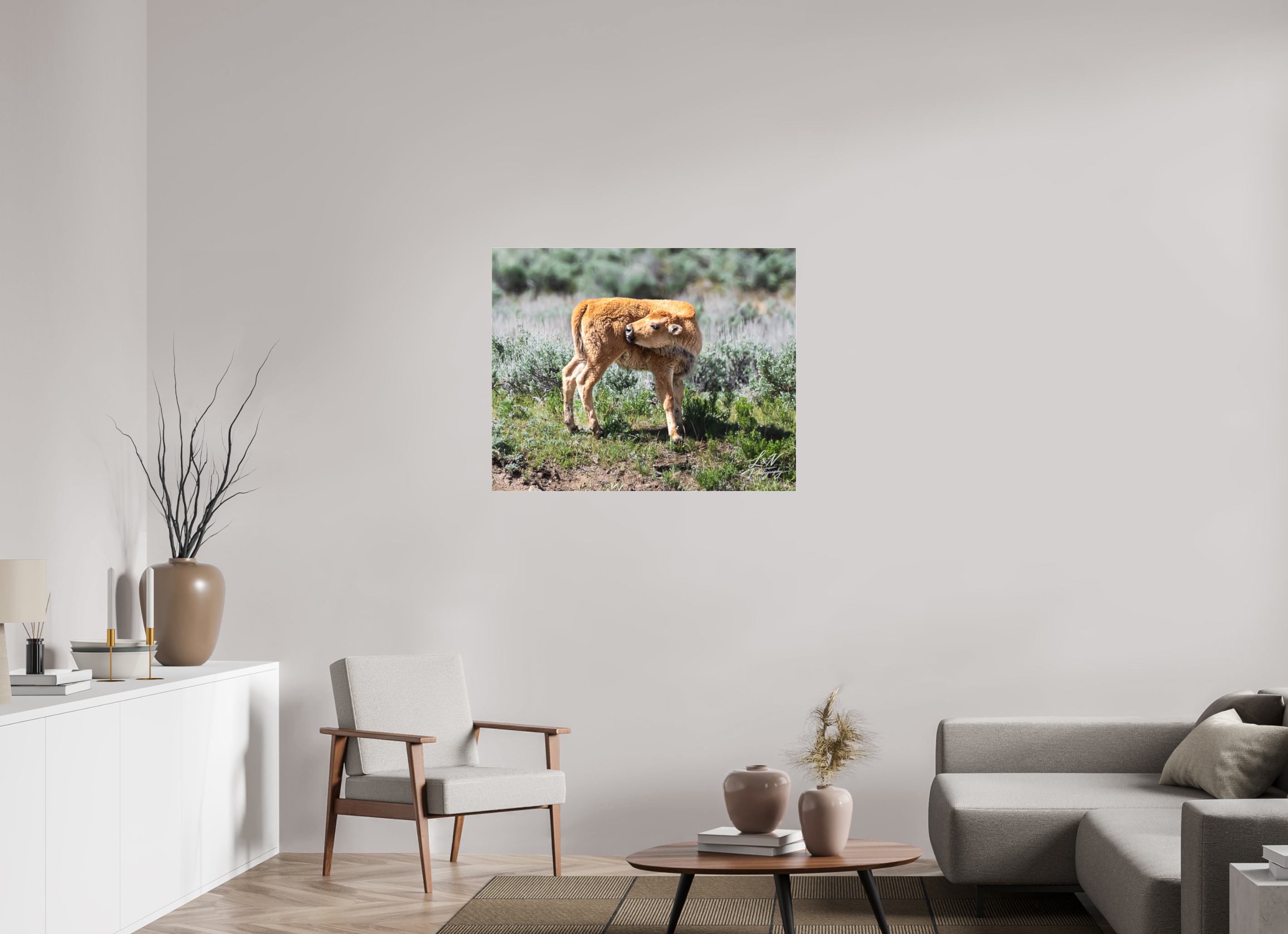 38.7 x 31″, Photo Print Under Acrylic Glass Looking Back