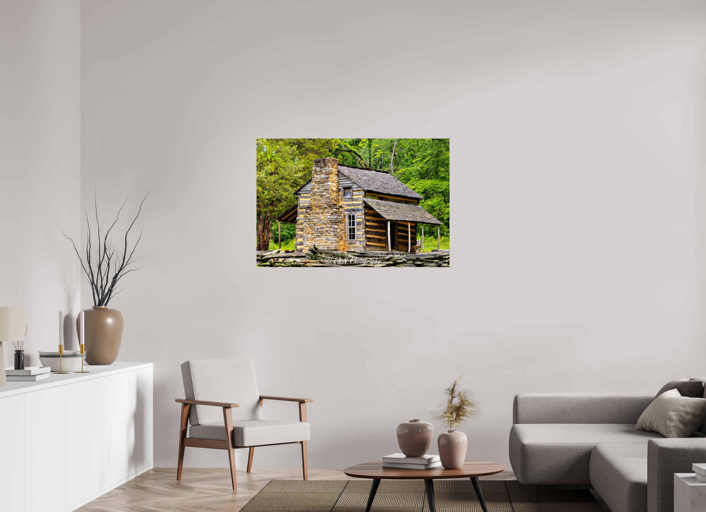 45 x 30″, Photo Print On Fuji Crystal DP II John Oliver Cabin