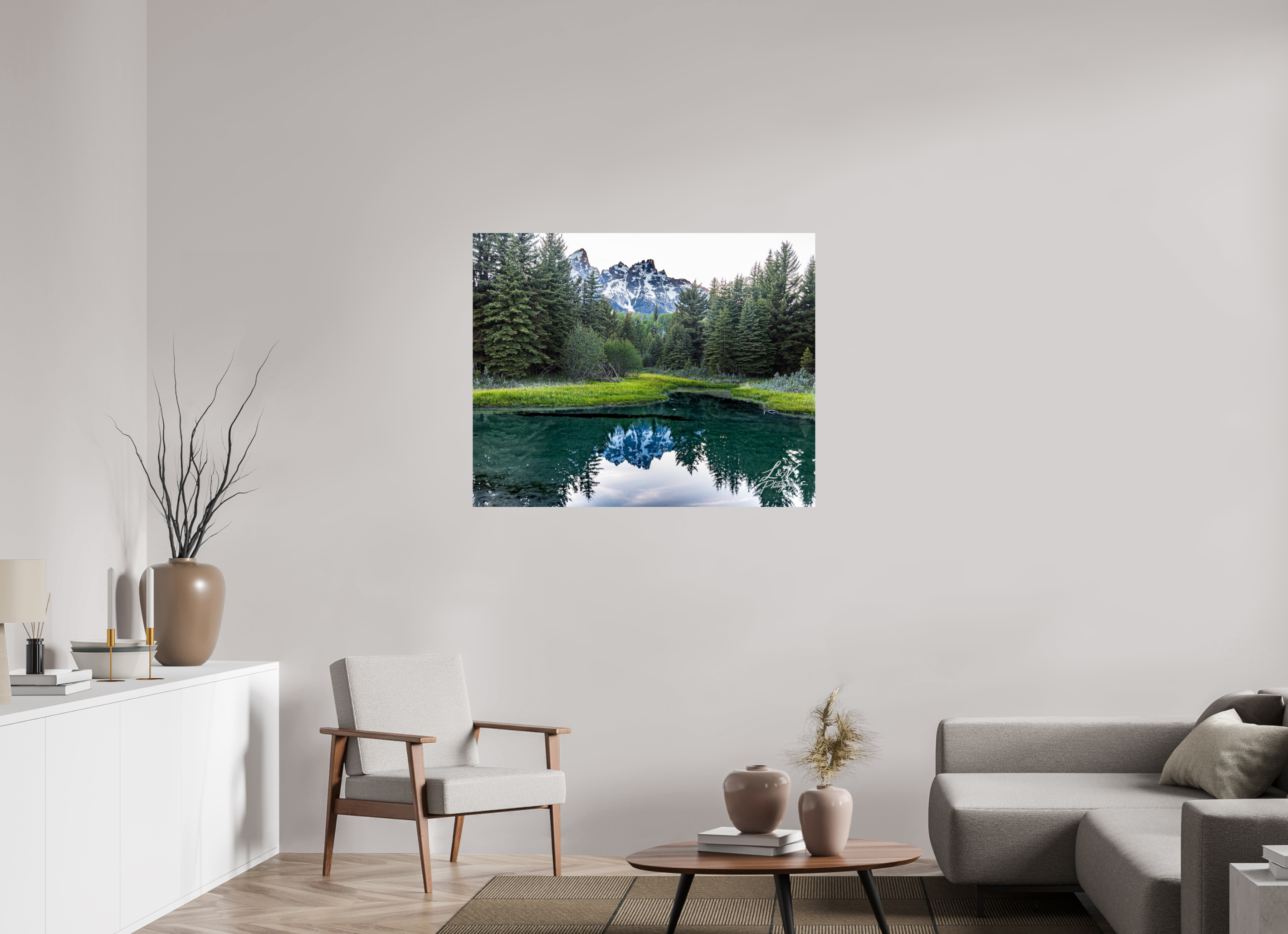 43.7 x 35″, Photo Print On Fuji Crystal DP II Emerald Reflection