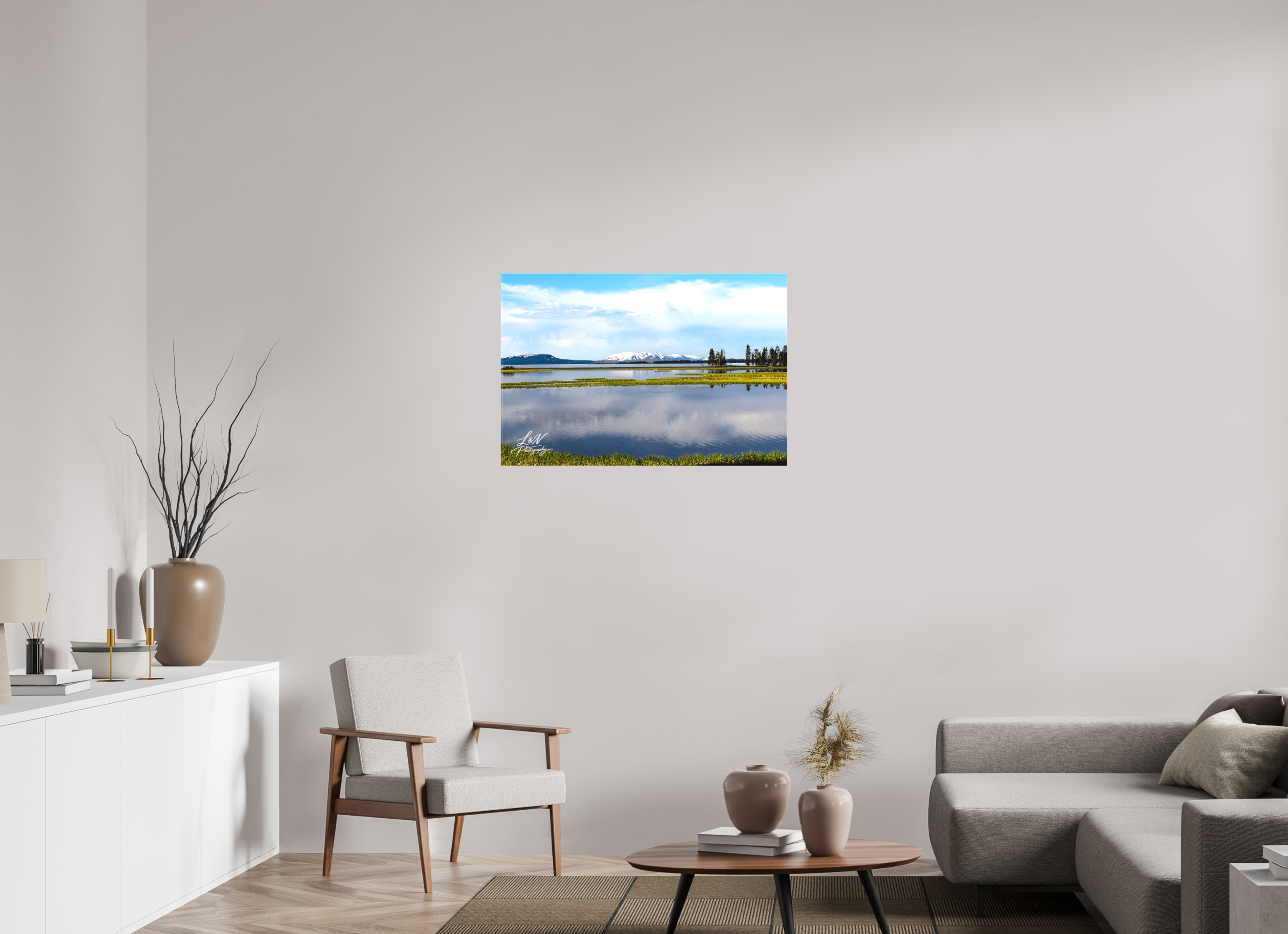 36 x 24″, Matte Canvas on Stretcher Frame Yellowstone