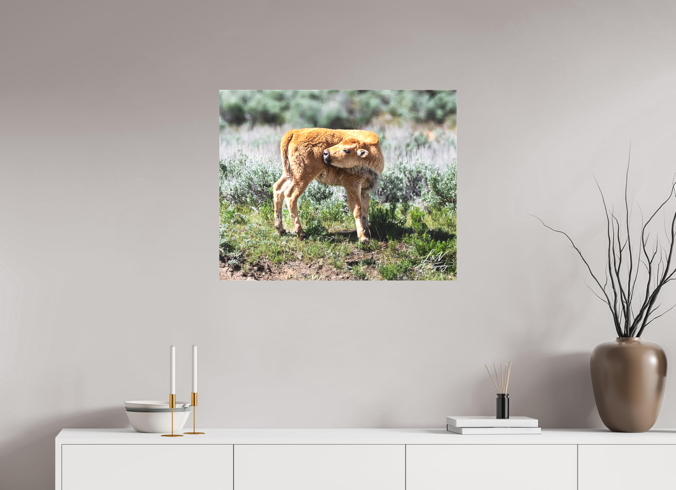 30 x 24″, Matte Canvas on Stretcher Frame Looking Back