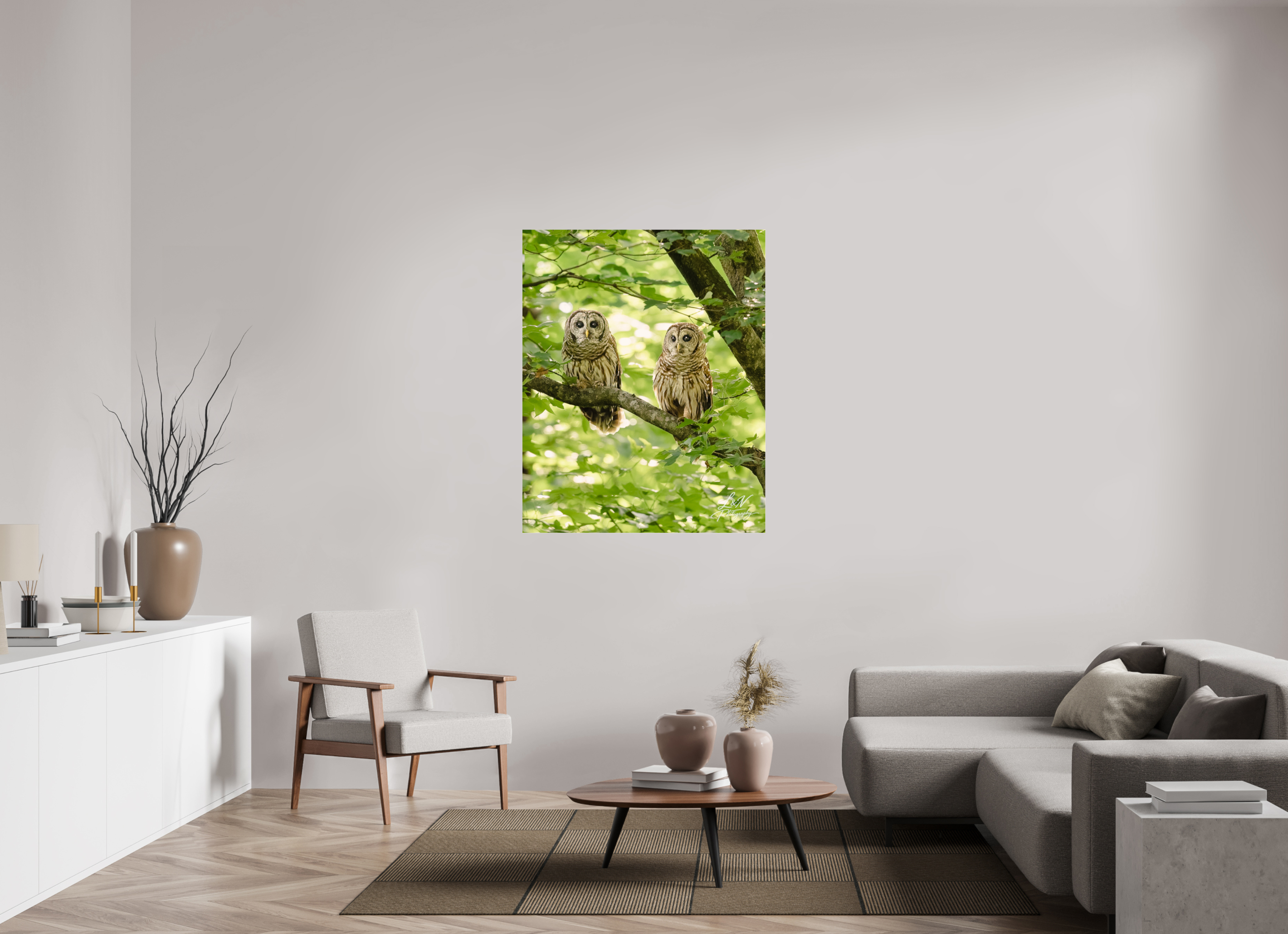 39 x 48.7″, Photo Print Under Acrylic Glass Kindred Spirits
