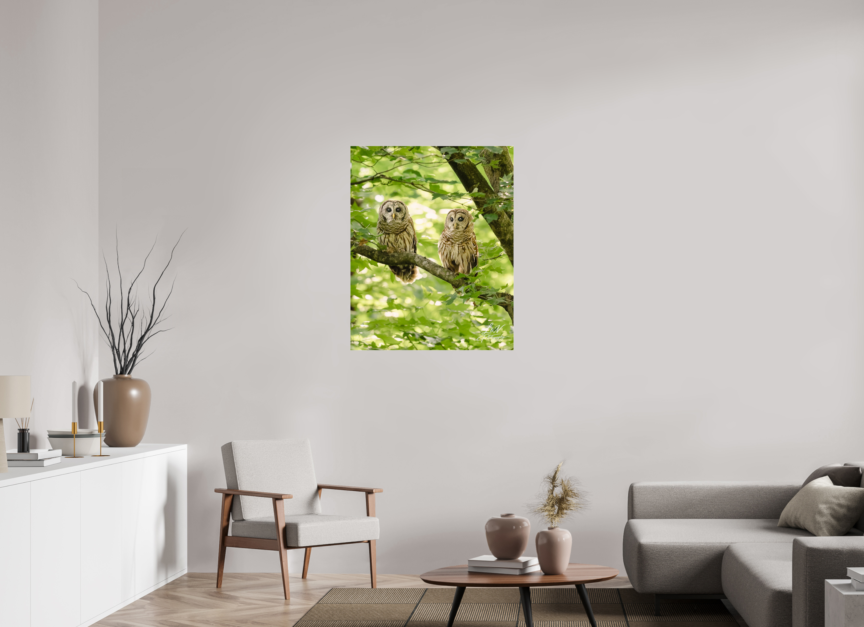 31 x 38.7″, Photo Print Under Acrylic Glass Kindred Spirits
