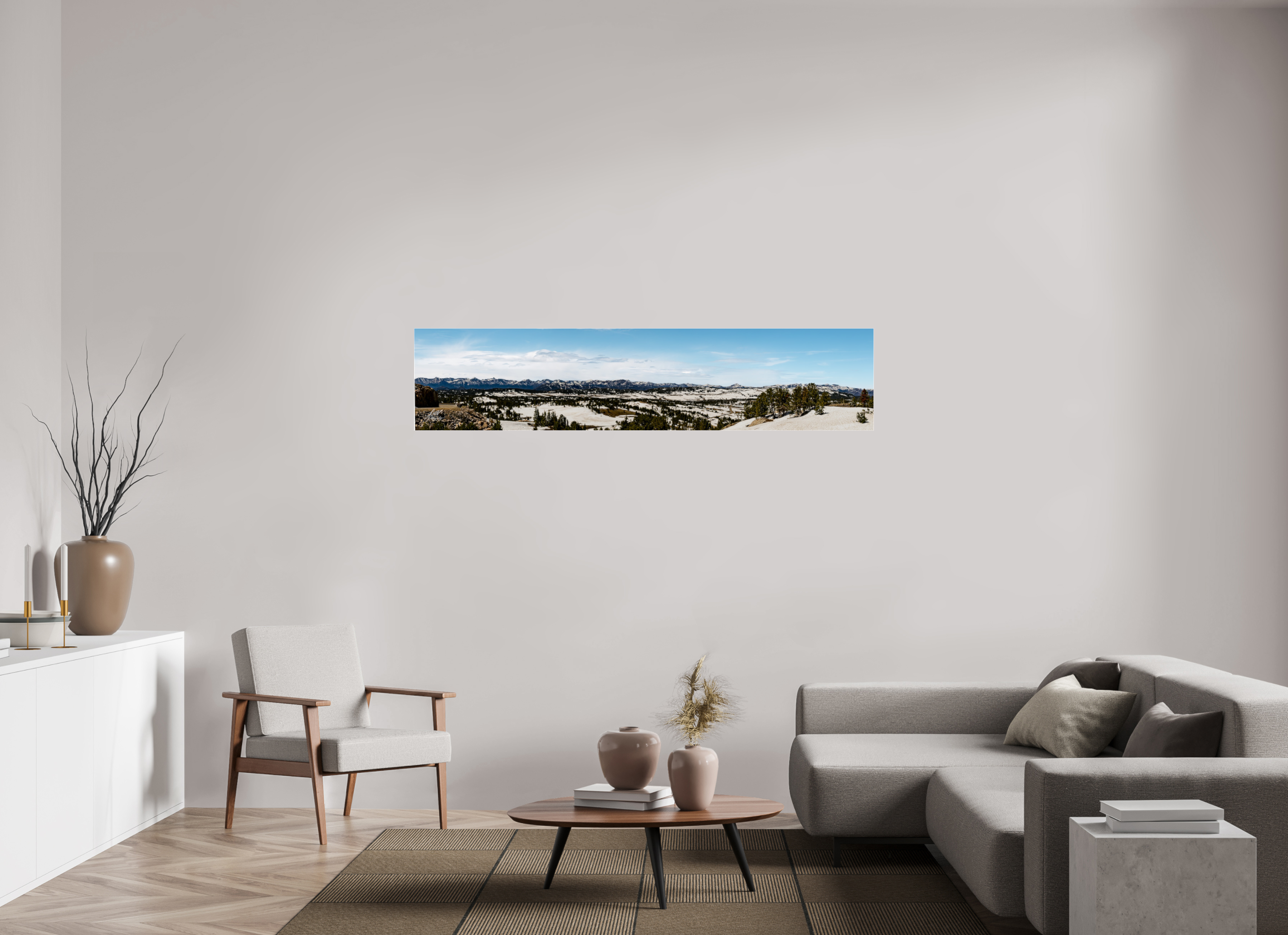 72 x 16″, Photo Print Under Acrylic Glass Beartooth Highway